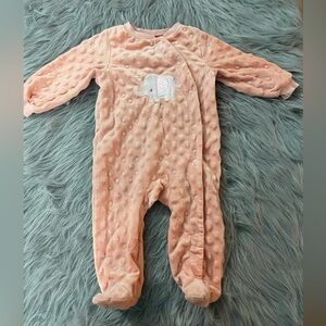 Little Beginnings Pink Elephant Kids One Piece